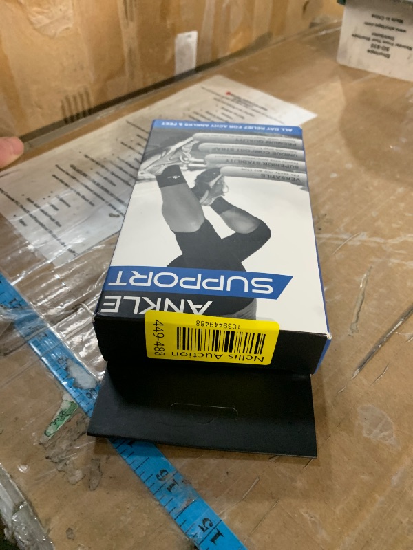 Photo 1 of ABIRAM Ankle Brace, Ankle Compression Sleeve for Sprained Foot, Foot Sleeve (1 Pair) with Wrap, Ankle Support, Plantar Fasciitis Relief Socks, Achilles Tendonitis, Women & Men