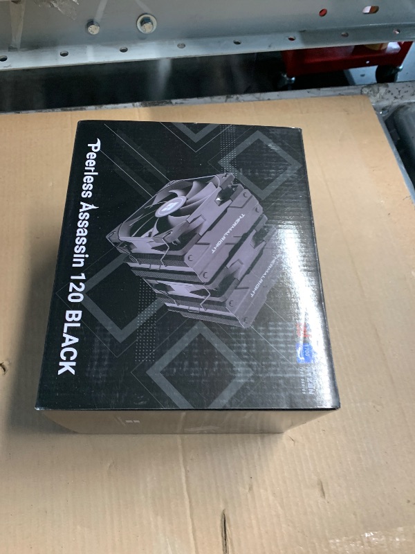 Photo 1 of Thermalright Peerless Assassin 120 Black CPU Air Cooler, 6 Heat Pipes,TL-C12B PWM Fan, Aluminium Heatsink Cover, AGHP Technology, for AMD AM4/AM5/Intel LGA 1700/115X/1851/1200/2066/2011 PA120 Black