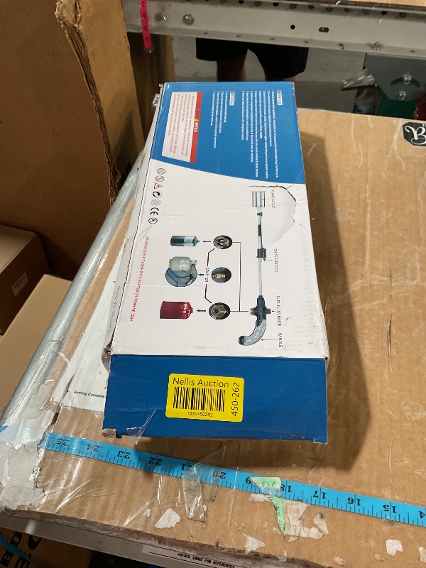 View 3 of Propane Torch Weed Burner, Flamethrower Weed Torch with Self igniter,Flame Thrower Blow Torch High Output 1,200,000 BTU with Flame Control Valve for Weeds,Snow Melting, Asphalt,Garden,Roofing