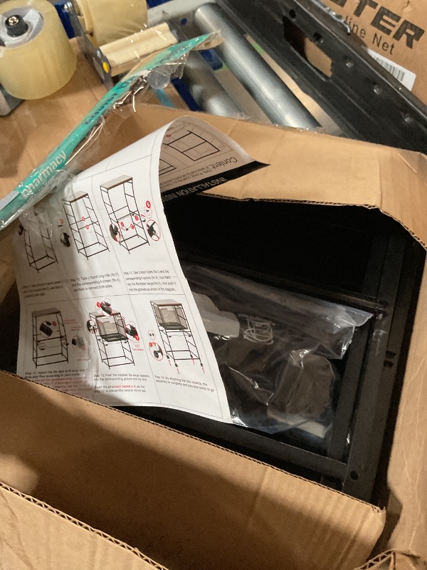 Photo 1 of (item incomplete) (sold for parts only) EasyPAG Rolling File Cart on Lockable Wheels Printer Stand with 1 Storage Drawer 