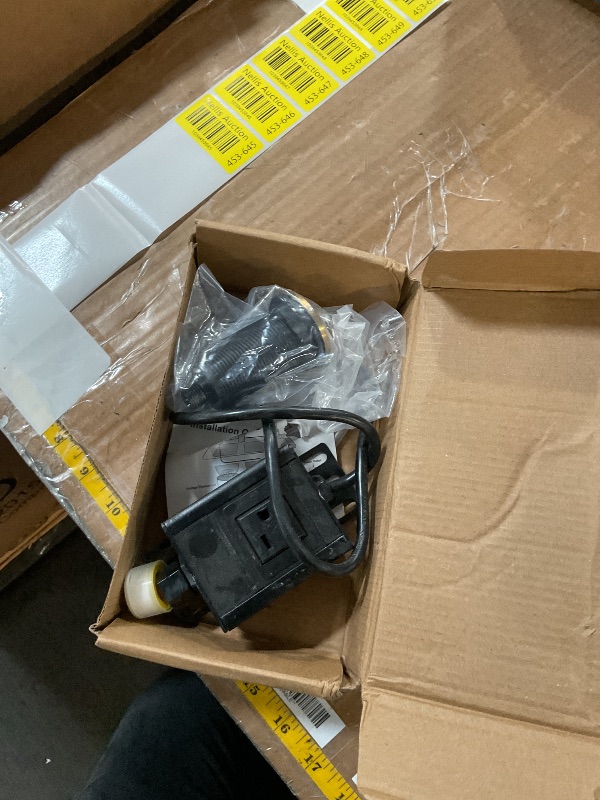 Photo 1 of Joinfworld Garbage Disposal Air Switch Kit Waterproof Garbage Disposal Button Kit with Long Garbage Disposal Switch Brushed Brass/Brushed Champagne - UL Listed