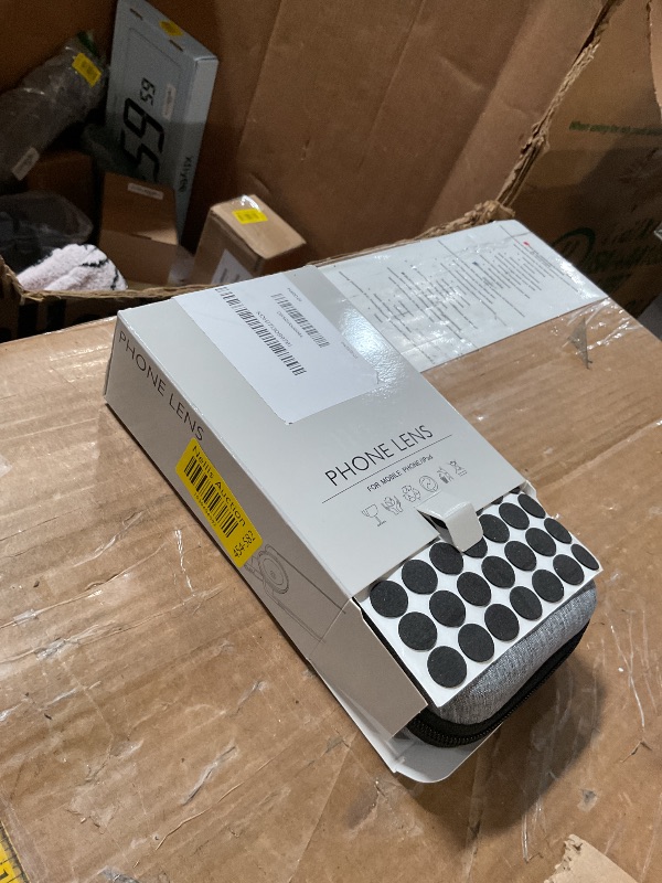 Photo 1 of (missing pieces) Phone Camera Lens Kit Upgraded Version Telephoto 28X Wide Angle 0.6X Macro 20X