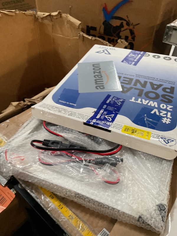 Photo 1 of Voltset Solar Panel Kit 20W 12V, Solar Battery Trickle Charger Maintainer, Waterproof Solar Panel + Upgrade Charge Controller + Adjustable Mount Bracket for Boat RV Motorcycle Marine