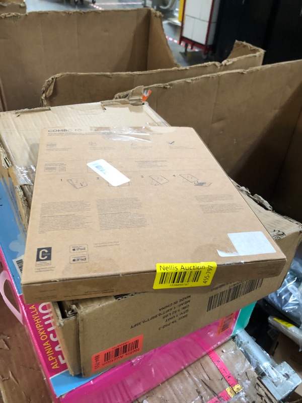 Photo 1 of Logitech Combo Touch iPad Pro 13-inch (M4)(2024) Keyboard Case - Detachable Backlit Keyboard with Kickstand, Comfortable Typing, Multi-use Mode - Midnight Black