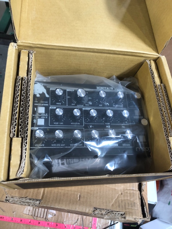 Photo 1 of (used) MOOG Minitaur - Analog Bass Synthesizer Module with Headphone Amp, 128 Presets, Software Editor