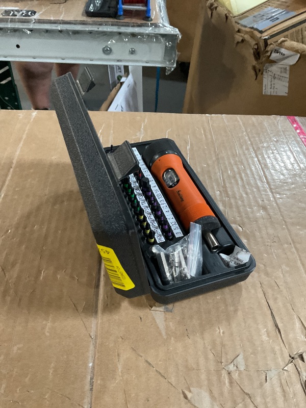 Photo 1 of Sanliang 36Pcs Torque Screwdriver Wrench Driver Set 10-70 Inch Pounds lbs with 29 S2 Bits?5 Drive Sockets ?1/4" Socket Adapter for Maintenance,Tools, Bike Repairing and Mounting.