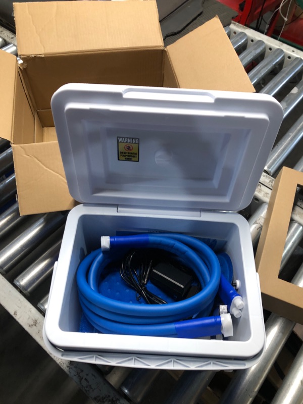 Photo 1 of (PARTS) (NOT FUNCTIONAL) Ice Machine for Knee After Surgery with Digital Timer, Cold Therapy Machine 9 Quart Pain Relief Universal Cryotherapy System with Powerful Pump Compression Pad for Knee, Elbow, Ankle, Back