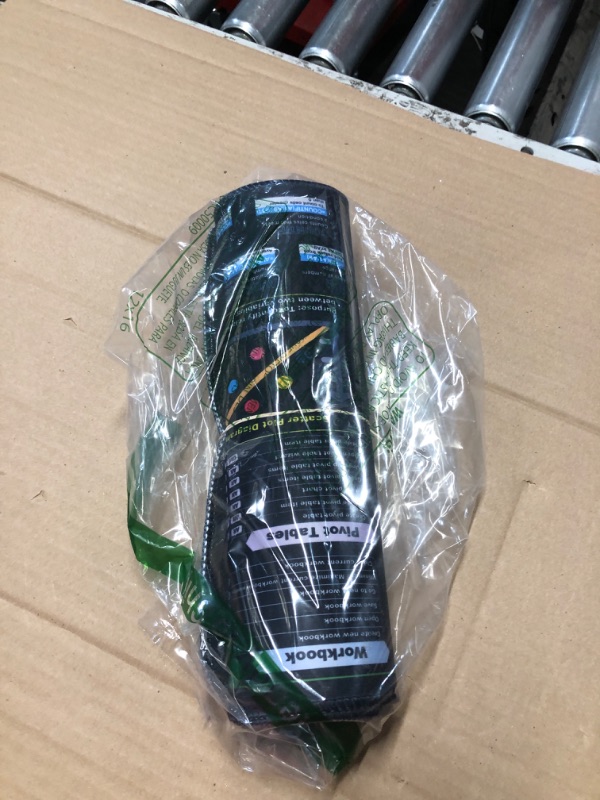 Photo 1 of Excel Cheat Sheet Desk Pad (31.5x11.8in) | 2024 Shortcut Keys & Formulas Reference Mat with Stitched Edges - Non-Slip XL Office Desk Mat for Accountants, Coders & Excel Productivity