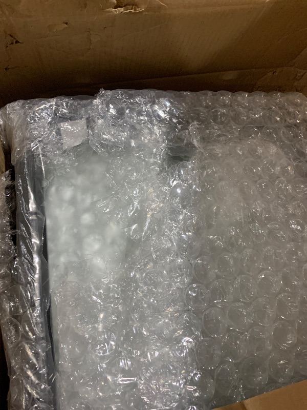 Photo 1 of JUBEST 36 x 84 Inch Double Barn Door with 6FT Hardware Kit and Soft Close Mechanism Include, 2 Sets of 18in x 84in 3-Paneled Frosted Glass with Carbon Steel Frame Barn Door, Easy to Install