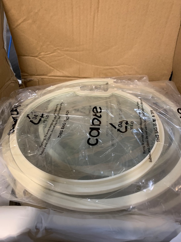 Photo 1 of ** Incomplete set ** CAROTE 19pcs Pots and Pans Set Non Stick, Cookware Set with Detachable Handle, Kitchen Cookware Sets with Removable Handle, RV Cookware Set, Oven Safe, Cream White