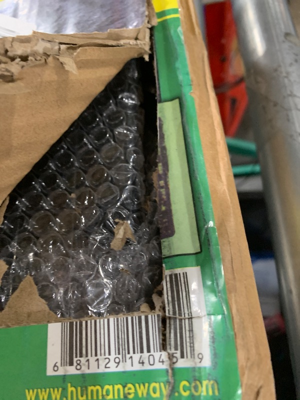 Photo 1 of Humane Way Folding 32 Inch Live Humane Animal Trap - Safe Traps for All Animals - Raccoons, Cats, Groundhogs, Opossums - 32"x10"x12",Black