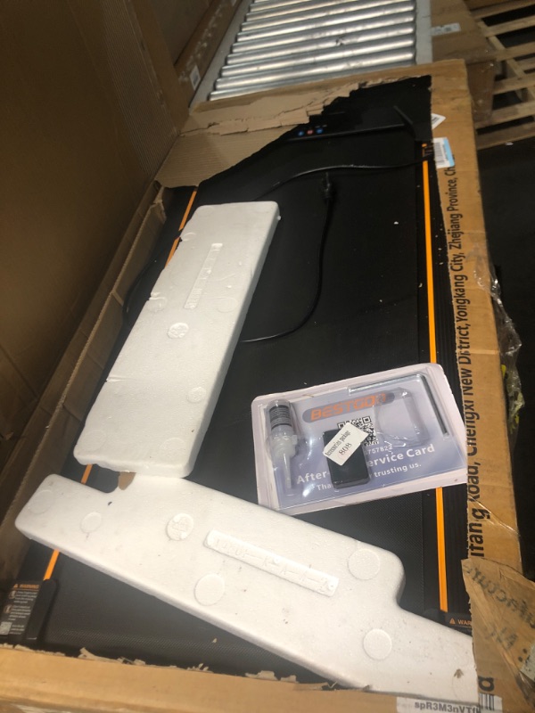 Photo 1 of Walking Pad Treadmill, BestGod Incline Under Desk Treadmill 330lbs Capacity, 2.5HP Portable Treadmills for Home, Compact Treadmills Mini Walking Pad, Running Machine with Remote Control