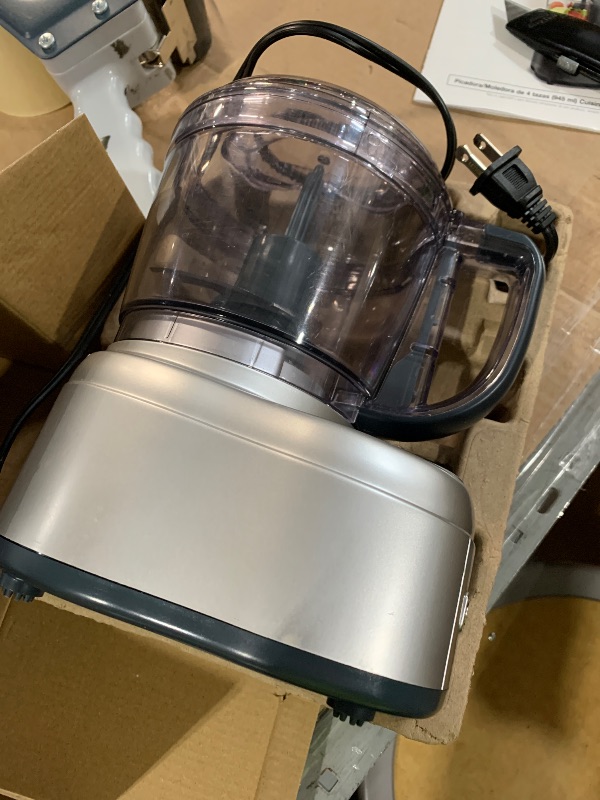 Photo 1 of (sold for parts only) Cuisinart ECH-4SV Elemental 4-C Chopper Grinder, Silver