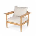 Photo 1 of *USED****Stock photo for reference only***
Christopher Knight Home 312395 Alfy Outdoor Club Chair with Cushions (1 PC ), Teak Finish, Beige