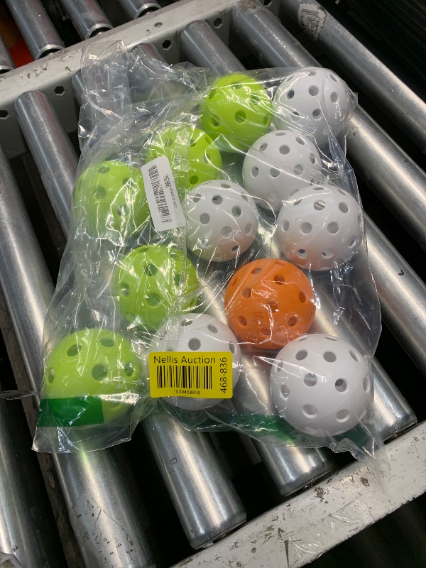 Photo 1 of  - X-40 Pickleball Balls - USA (USAPA) Approved - 12 Pack Outside - Optic Yellow - US Open Ball