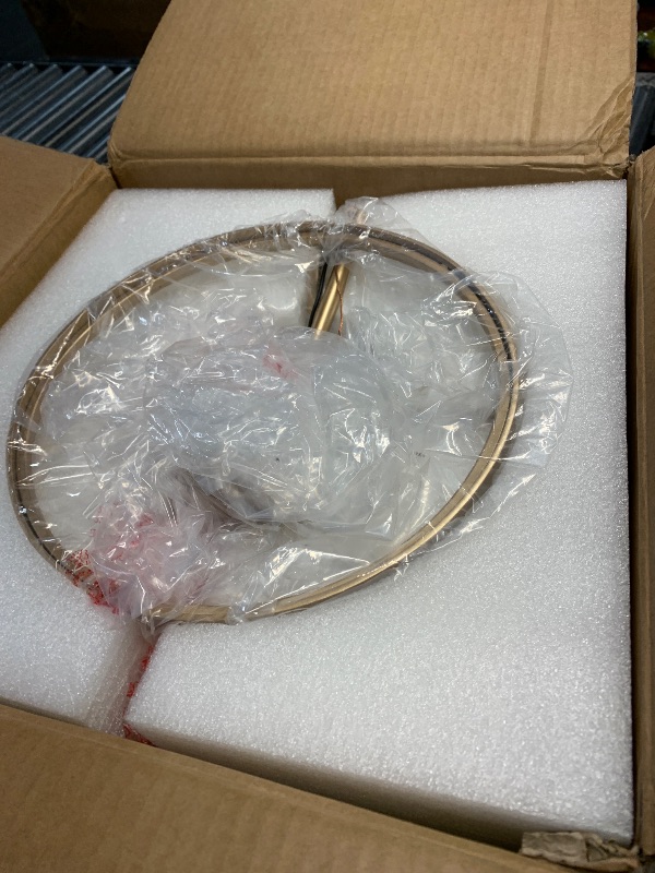 Photo 1 of (used) KSANA Ceiling Light, Gold Semi Flush Mount Ceiling Lights, Modern 3 Light Close to Ceiling Light Fixtures for Dining Room, Kitchen