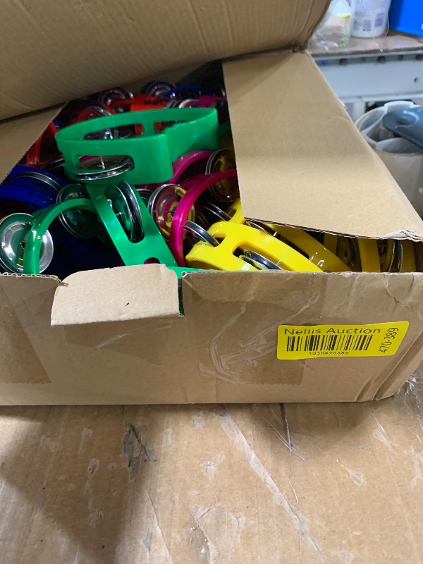 Photo 1 of Yeshone 30 Pack Tambourine for Kids Adult Tamborines Musical Instrument Noise Makers 4 Bells Handheld Toy Tambourines for Charity Church Christian Kindergarten Wedding Christmas Party(Multicolors)
