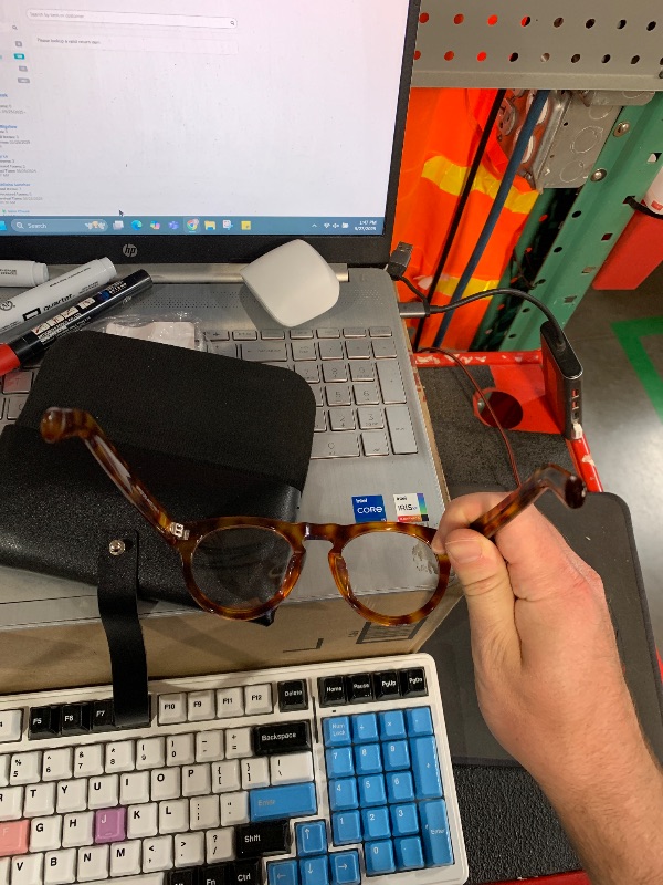 Photo 1 of (FAIR) Zeelool Retro Boston Frame Round Eyeglasses Frame for Women and Men with Clear Lens Malloy VFP0273-02 Tortoise