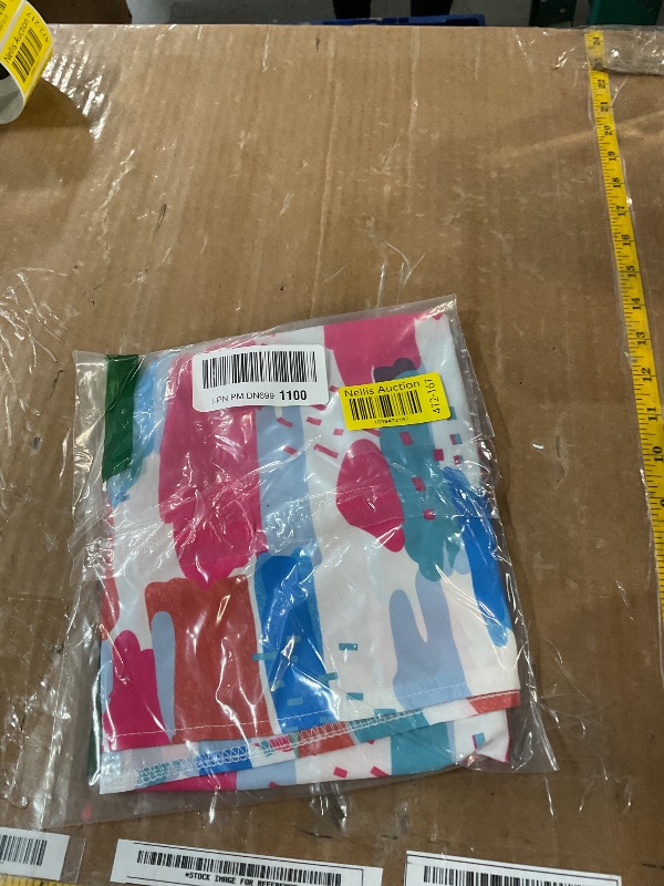 Photo 1 of (MEDIUM) (BAGGED0  Allimy Womens Summer Stripes Printed Tank Tops Ruffle Short Sleeve Fashion Blouses 2025 M