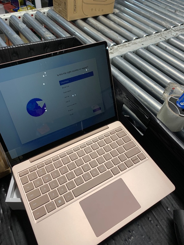 Photo 1 of Microsoft Surface Laptop Go 3 (2023) - 12.4" Touchscreen, Thin & Lightweight, Intel Core i5, 8GB RAM, 256GB SSD SSD, with Windows 11, Sandstone Color Copilot