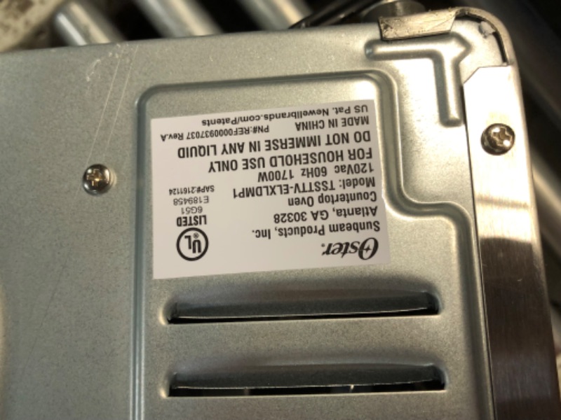 Photo 1 of (PARTS) Oster Extra-Large Air Fryer Oven 10-in-1 Versatile Cooking Functions Fits 2 Large Pizzas Stainless Steel Perfect for Holiday Hosting