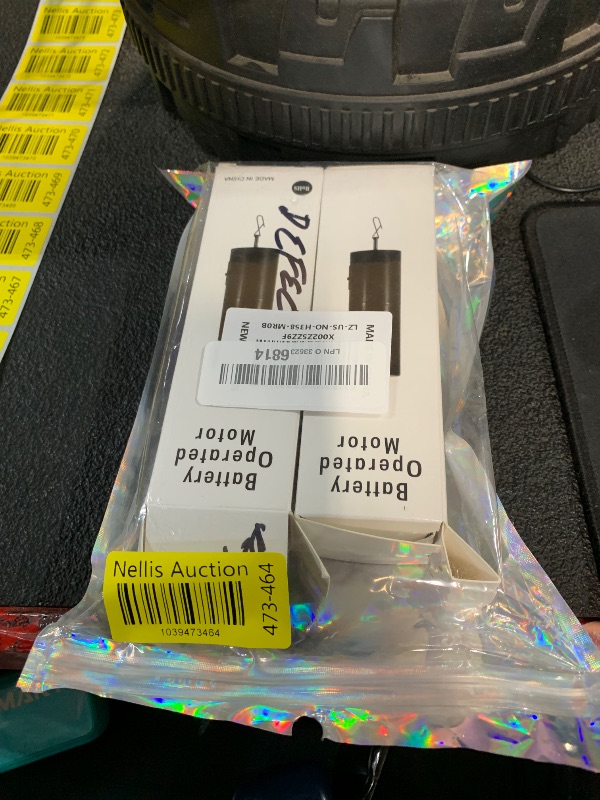 Photo 1 of 2 Pack Wind Spinner Motor Hanging Display Motor Battery Operated 20 RPM Rotating Motor Multi-Purposes for Wind Spinner Mobile Yard Decor Hanging Ornament Outdoor Sculptures-Medium Speed (2 Pcs Black)