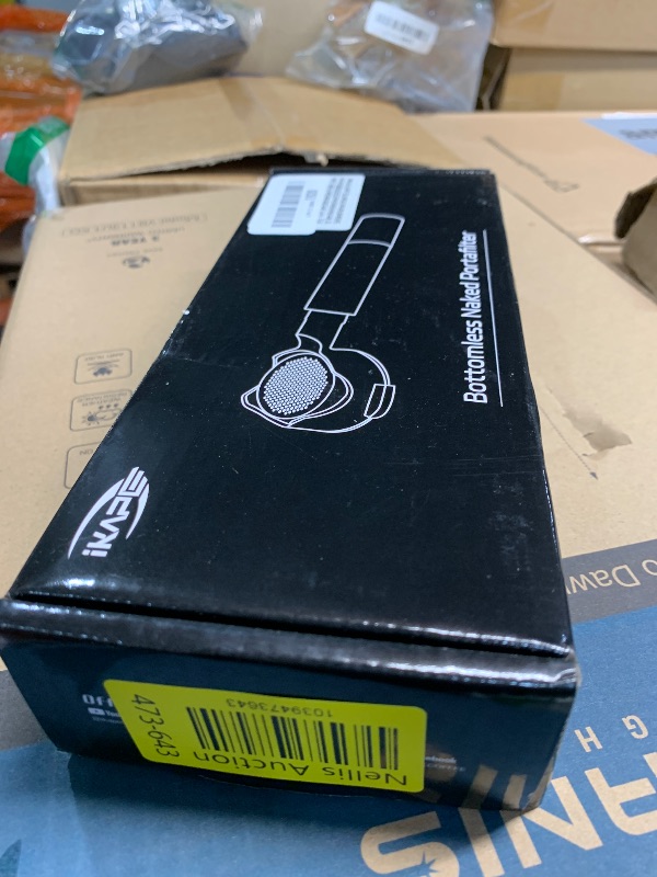 Photo 1 of (SINGLE) (GOOD/FAIR) IKAPE 54mm Bottomless Naked Portafilter, Suitable for 54mm Breville Barista Series BES870/878/880 Machine & Solis Barista Machines (Included 18g Capacity Filter Basket)