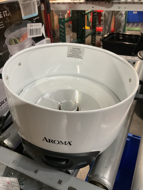 Photo 1 of (See images)Aroma Housewares 14-Cup (Cooked) (7-Cup UNCOOKED) Pot Style Rice Cooker and Food Steamer (ARC-747-1NG),White