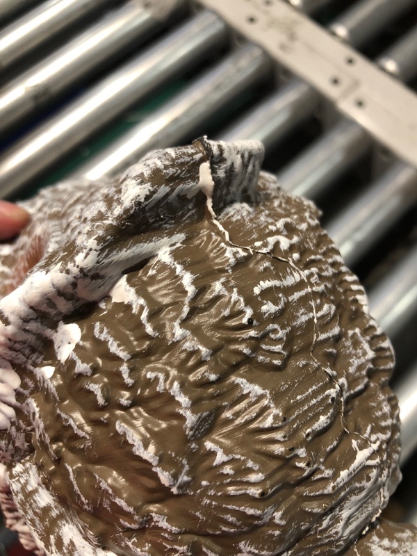 Photo 1 of Ugold Solar Powered Owl with Motion Detection, Silent Mode, Flashing Eyes, Rotatable Head and Realistic Hoots, Plastic Owl Decoration for Home, Garden, Patio and Fence