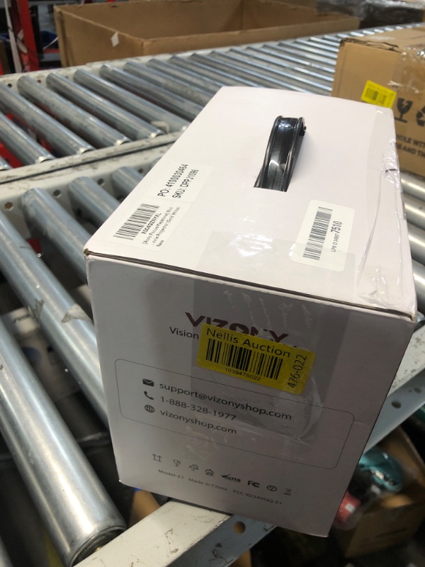 Photo 1 of ***ITEM LOOK NEW*** OPEN BOX**VIZONY E1 Pro Netflix-Certified Smart Projector, 550 ANSI Lumens, WiFi Bluetooth, Auto Focus & Keystone, Native 1080P & 4K Support, Full-Sealed Optical Engine, Portable Home Theater for Indoor/Outdoor