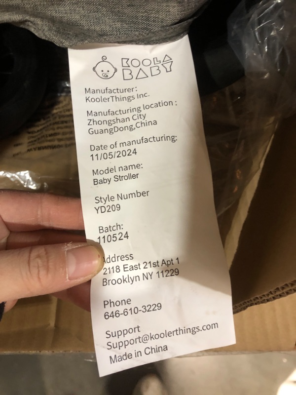 Photo 1 of (Broken sun shade) MANUF DATE: 11/5/24***USED**Lightweight Travel Stroller for Baby & Toddlers -