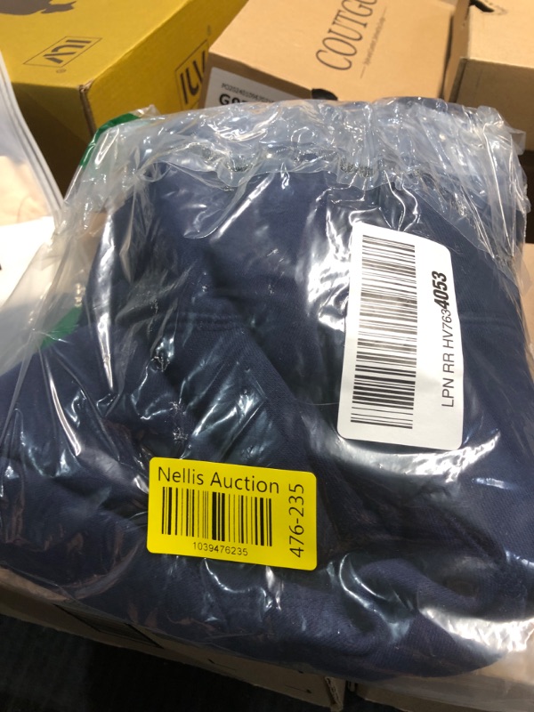 Photo 1 of Amazon Essentials Girls' Pullover Hoodie Sweatshirt, Navy, X-Large