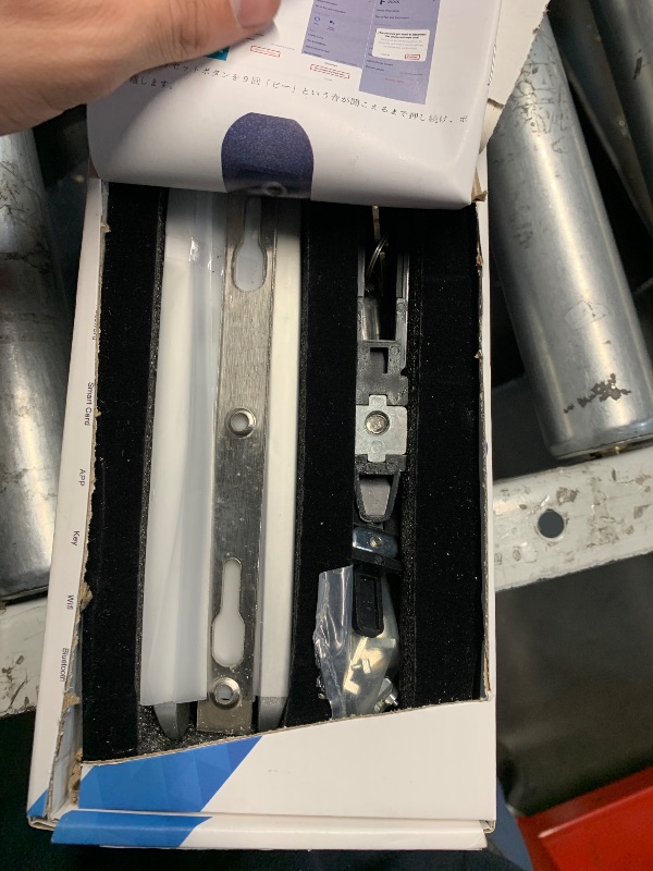 Photo 1 of Smart Lock for Sliding Door & Windows, 4-in-1 Keyless Entry with Fingerprint, Card, Mechanical Key & App Control, Rechargeable Battery, Compatible with Tuya App, Design for Outdoor Garden & Indoor Use