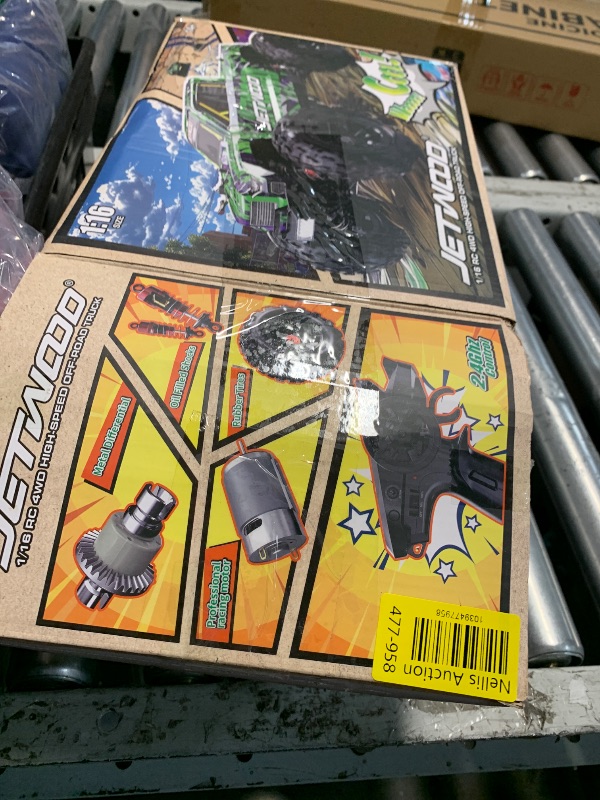 Photo 1 of Jetwood 1/16 Fast Remote Control Car for Adults, Electric 4WD RTR RC Cars, High Speed RC Truck Gifts for Boys, Max 38 kph Offroad RC, JC16W with 2 Batteries+