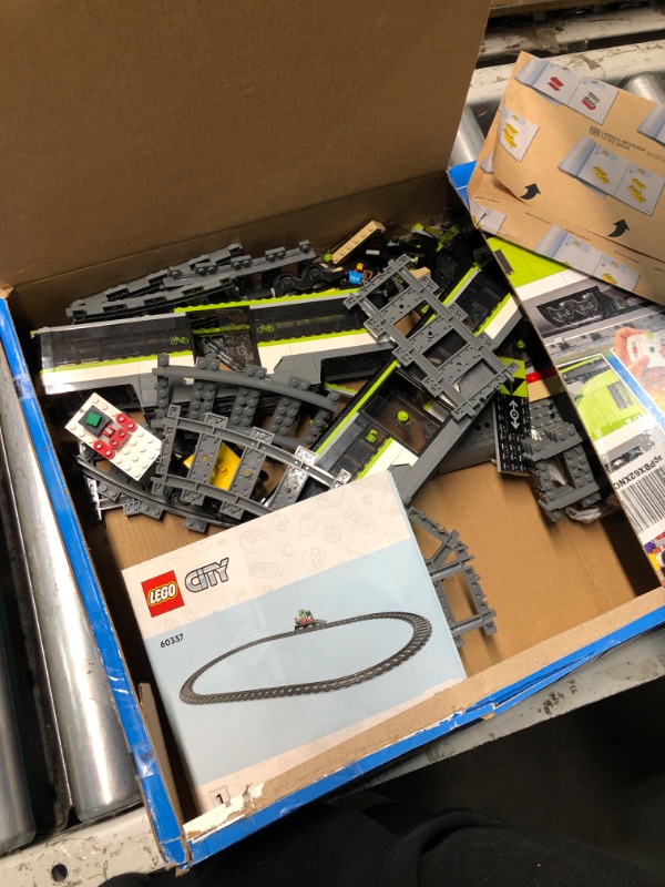 Photo 1 of (PARTS) (NOT A COMPLETE SET) LEGO City Express Passenger Train Set - Remote Controlled Train Toy W/Working Headlights, 2 Coaches & 24 Track Pieces - Building Set Gift Idea for Kids, Boys & Girls, Ages 7+ - 60337