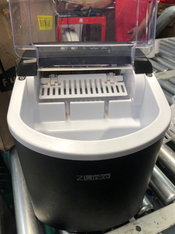 Photo 1 of (not functional)(sold for parts only) Countertop Ice Maker, Ice Maker Machine 6 Mins 9 Bullet Ice, 26.5lbs/24Hrs, Portable Ice Maker Machine 