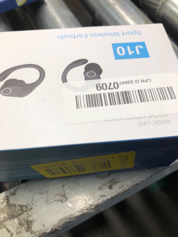 Photo 1 of **SEE NOTES** Wireless Earbuds Bluetooth 5.3 Headphones Stereo Bass, ENC Noise Cancelling Mic HD Call, Over Ear buds with Soft Earhooks for Sports, 60H Playtime LED Display, IP7 Waterproof Earphones for Android iOS