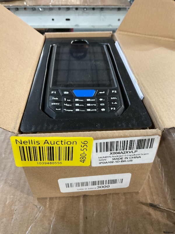 Photo 1 of MUNBYN Android 13 Barcode Scanner 035Pro, Equip with Honeywell N4313 1D Handheld Scanner, 4GB+64GB Rugged PDA Handheld Computer, 4G LTE for for Small Business, Warehouse