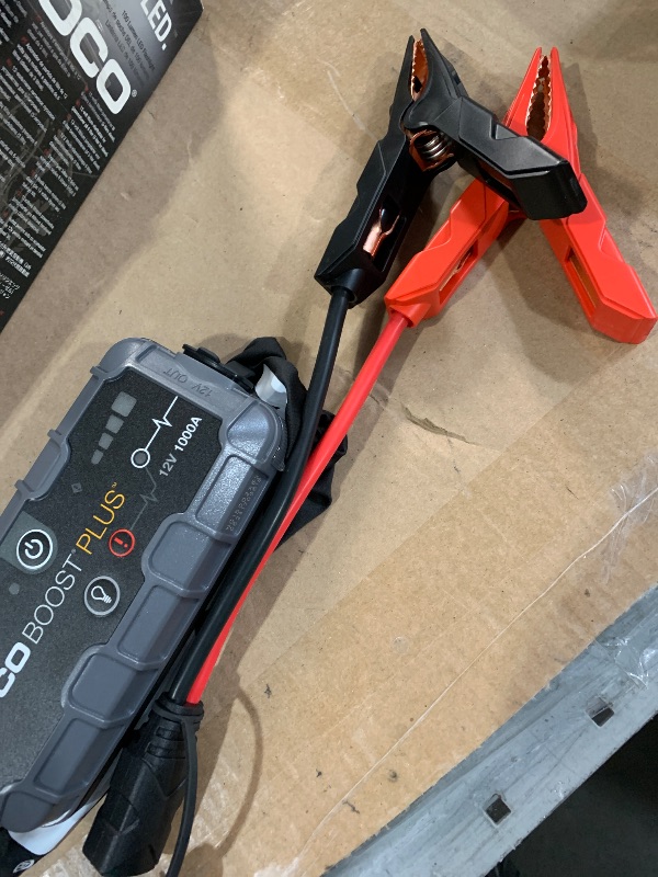 Photo 1 of (see all images) NOCO Boost Plus GB40 1000A UltraSafe Car Battery Jump Starter, 12V Jump Starter Battery Pack, Battery Booster, Jump Box, Portable Charger