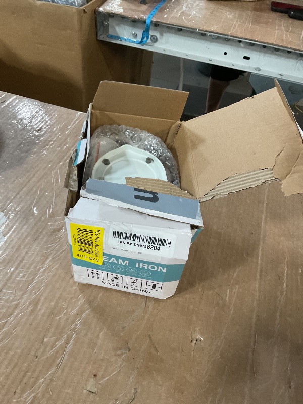Photo 1 of ***(FOR PARTS ONLY/ NON FUNCTIONAL/ LEAKS)***
Travel Steamer Iron for Clothes Mini - Portable Ironing Machine Travel Small Size Portable Steamer Travel College Dorm Home Essentials Steamer for Clothes(White)