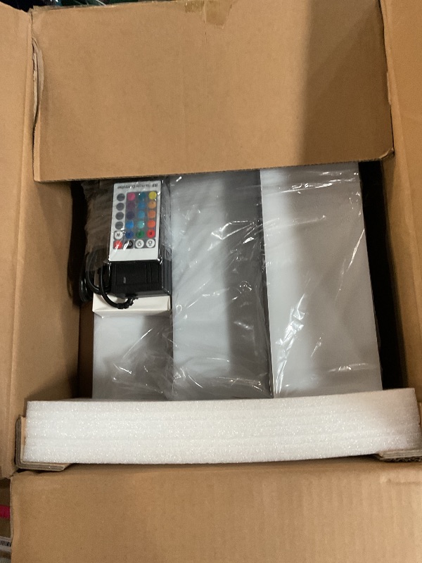 Photo 1 of Boss Premium® BarUSA™ LED Lighted Bar Shelf Display Liquor Bottle Alcohol Whiskey Shelves Rack Stand Tray Units for Home Bar Living Room Accessories and Decor - Designed in USA (3-Step, 16 Inch)