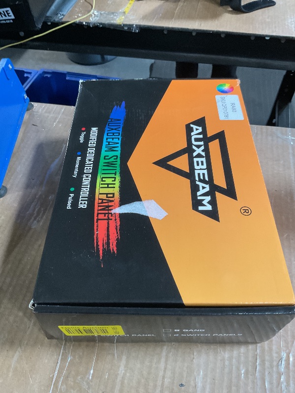 Photo 1 of Auxbeam 8 Gang Switch Panel RA80 Auto-Dimmable RGB Switch Panel w/Momentary Toggle Pulsed, 12V-24V Automotive Aluminum Switch Panel for Truck Offroad Car Boat Waterproof, 2 Years Warranty