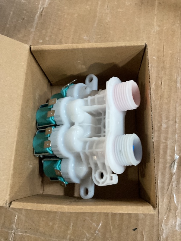Photo 1 of ?UPGRADED?w11165546 w11220230 water inlet valve w10758828 replaces for Maytag whirl-pool washer cabrio water inlet valve suitable 33090105,W10599423,mvwb765fw0,wtw8040dw4,mvwb865wg0,mvwb835dw1