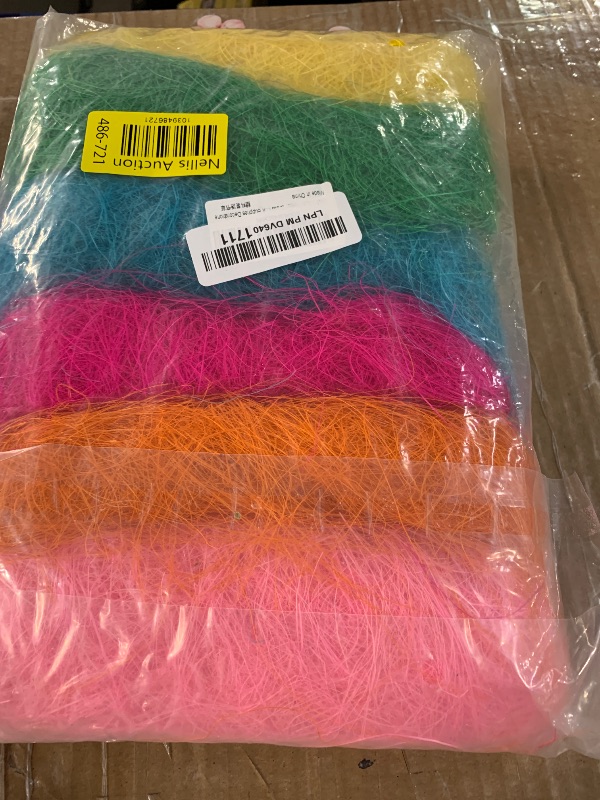Photo 1 of NJN Easter Grass for Easter Basket Grass Filler Stuffer 150g, Easter Party Craft Supplies Decorations
