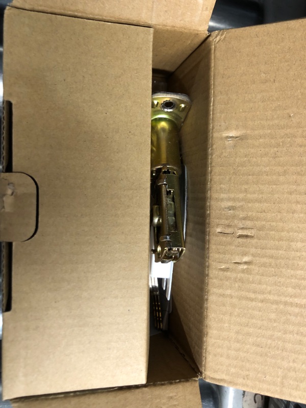 Photo 1 of **THIS ITEM IS FOR FULL DOOR KNOB SET, 1 SET ONLY*** Kakapola 4 Pack Entry Gold Door Knob with Lock,Door Handles Interior for Bedroom or Bathroom, Heavy Duty Door Knob with Door Handles for Left Right Sided Doors