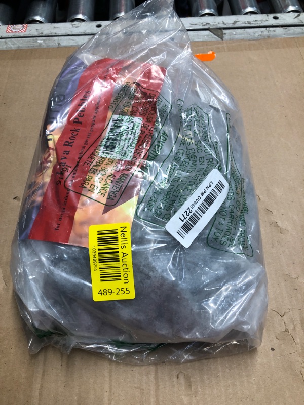 Photo 1 of Skyflame Black Natural Tumbled Stones Round Lava Rock Pebbles for Indoor Outdoor Gas Fire Pit | Fireplaces | Garden Landscaping Decoration | Cultivation of Potted Plants | 10 Pounds | 1/2-1 Inch Size