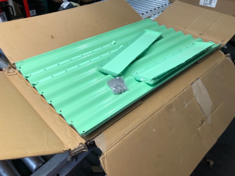 Photo 1 of ***DAMAGED - BENT - INCOMPLETE***
Land Guard 8x4x2ft Galvanized Raised Garden Bed, Planter Boxes Outdoor, Raised Garden Beds Outdoor for Vegetables, Flowers, Herbs, 479 Gallons, Lime Green…
