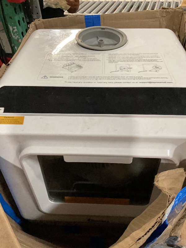 Photo 1 of (Used)(damaged) IAGREEA Portable Countertop Dishwasher, No Hookup Needed, Compact Dishwasher 