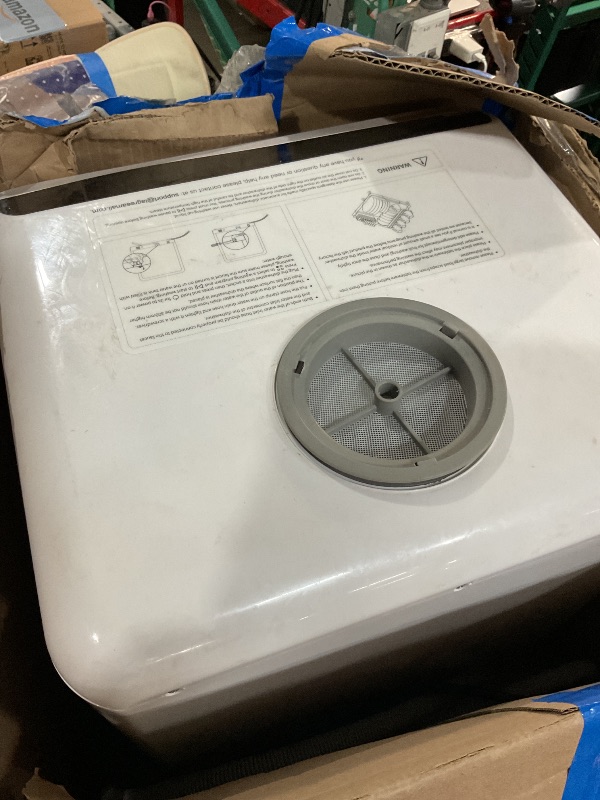 Photo 1 of (Used)(damaged) IAGREEA Portable Countertop Dishwasher, No Hookup Needed, Compact Dishwasher 