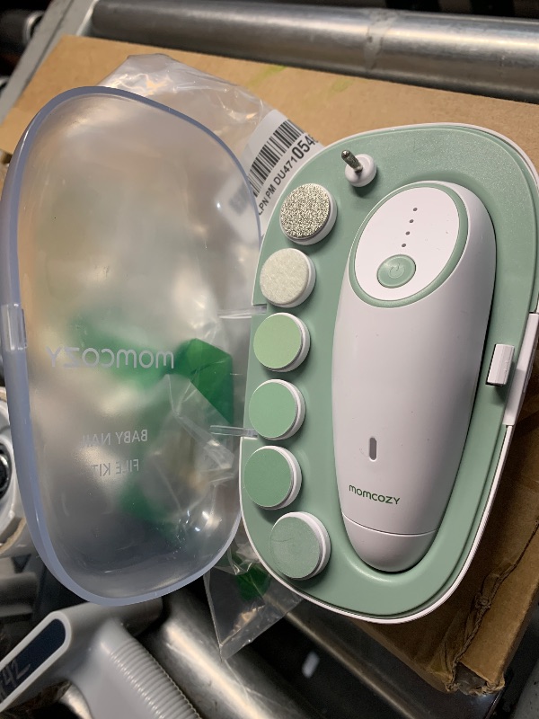 Photo 1 of ***(HEAVILY USED)***
Momcozy Baby Nail File Electric, Gentle Baby Nail Trimmer Electric Rechargeable, Baby Nail Clipper Electric, 7 Grinding Head Replacement Pads